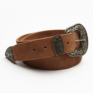 Free People Black Rock Western Belt in Sm/Med